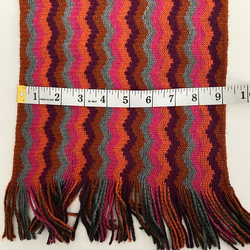 Barbarossa women’s 2  side scarf Italy size 64” 9”